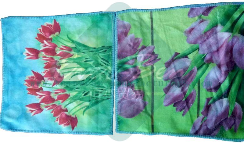 Microfiber patterned towels bulk factory